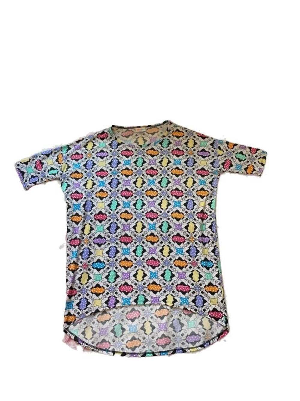 LuLaRoe Disney Irma Tunic Top XS Minnie Mouse Print